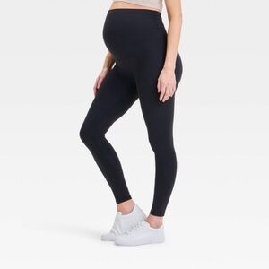 Over Belly High-Rise Active Maternity Leggings from Isabel Maternity